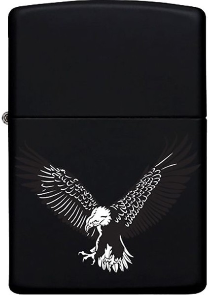 Kartal Desenli Kişiye Özel Isimli Benzinli Siyah Metal Çakmak fiyatları