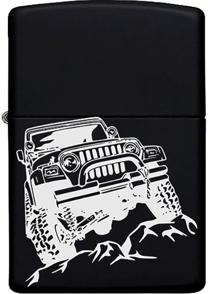 Offroad Desenli Kişiye Özel Isimli Benzinli Siyah Metal Çakmak fiyatları