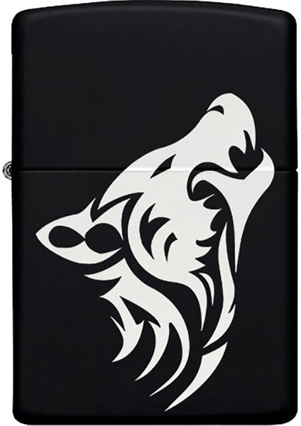 Kurt Desenli Kişiye Özel Isimli Benzinli Siyah Metal Çakmak 8