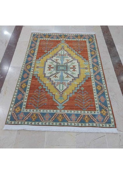 Kirman 2025 Home Collection Zengin Desen Kaliteli Çekici Halı 120X180CM 1 Adet