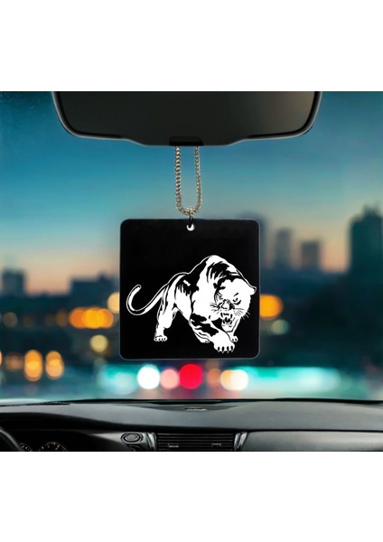Jaguar Desenli Kişiye Özel Isimli Pleksi Dikiz Ayna Süsü fiyatları