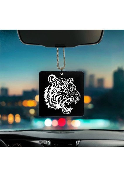 Kaplan Desenli Pleksi Dikiz Ayna Süsü