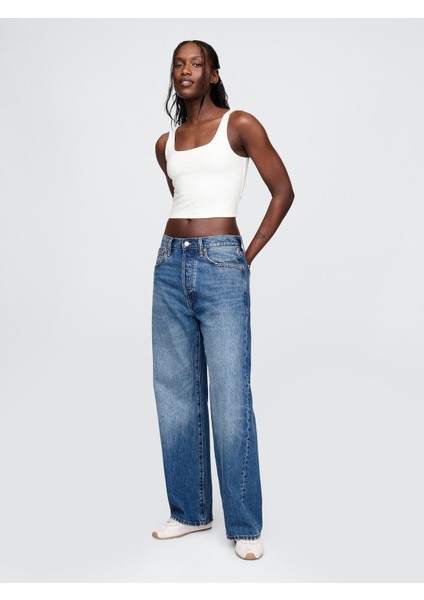 Kadın Beyaz Compact Jersey Crop Atlet fırsatları