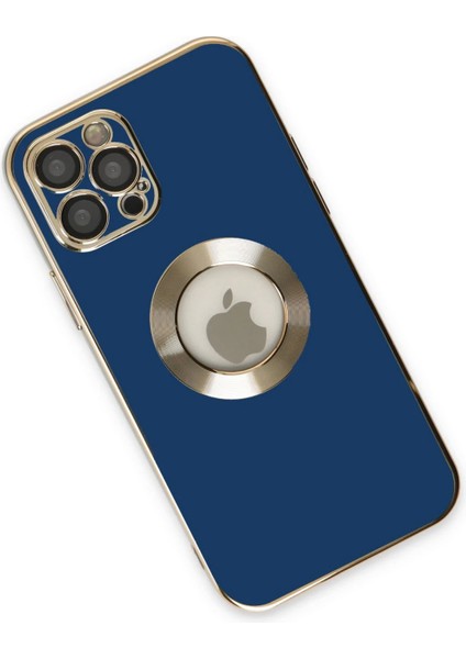 Iphone 12 Pro Kılıf Store Silikon - Mavi Inslm