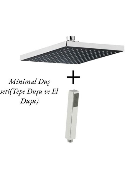 Minimal Duş Seti(Tepe Duşu ve El Duşu)