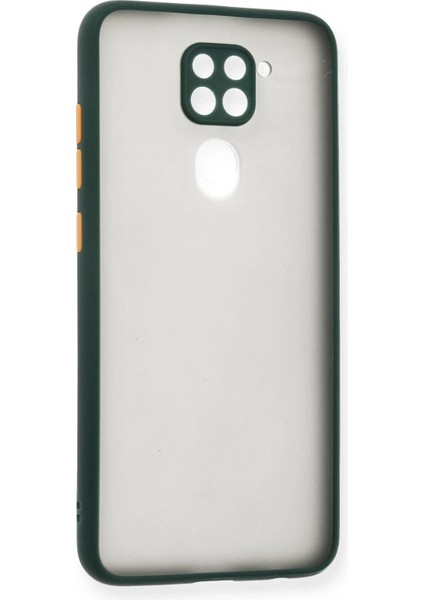 Xiaomi Redmi Note 9 Kılıf Montreal Silikon Kapak - Yeşil Inslm