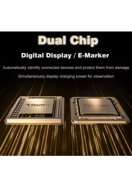 Thunderbolt 5 Çevirici Dönüştürücü Adaptör Type-C Dijital Ekran 80Gbps/240W/8K-60Hz Thunderbolt 5 iPhone 15/16 MacBook, iPad Type-C Girişli Cep Telefonları ile Uyumlu