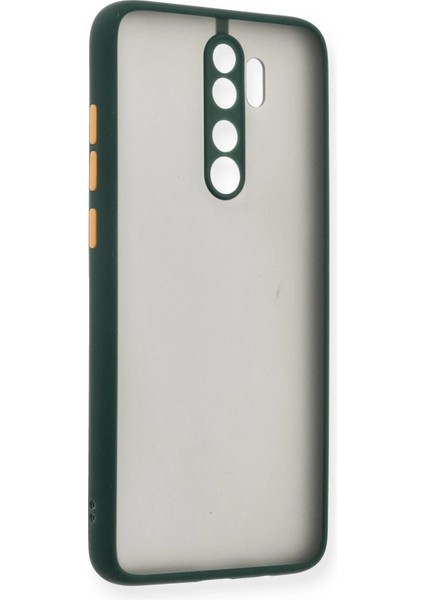 Xiaomi Redmi Note 8 Pro Kılıf Montreal Silikon Kapak - Yeşil Inslm