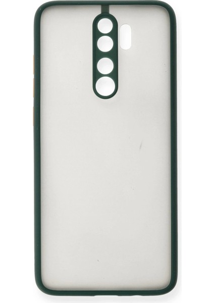 Xiaomi Redmi Note 8 Pro Kılıf Montreal Silikon Kapak - Yeşil Inslm
