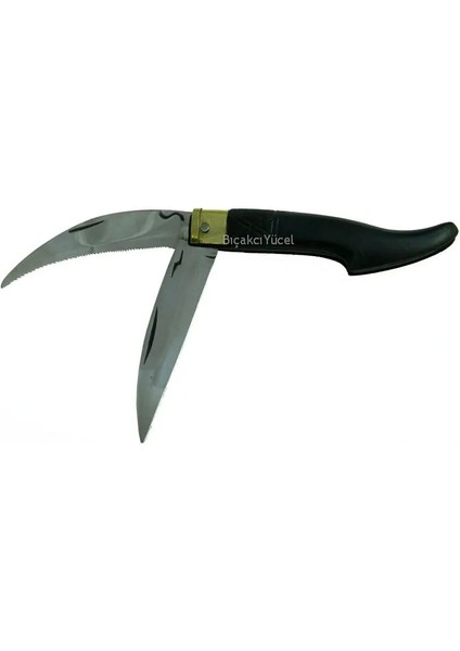 Tosya Küçük Çiftli Testereli Bıçkı Çakı 14 cm - Plastik Saplı Manuel - CDY7114-9933