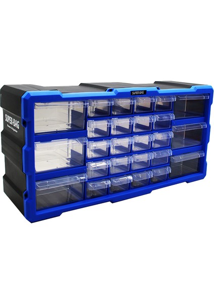 26LI 6BYK+20KÇK Yatay Monoblok Çekmece Seti 49.7X15.7X25CM (4767) - CDY2283-2355