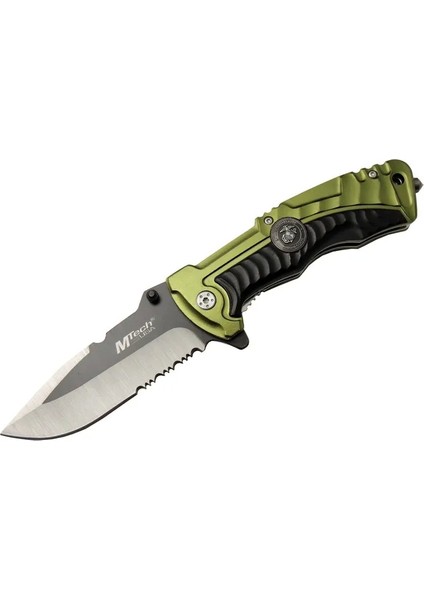 4-12-1 Haki Kurtarma / Kamp Çakısı 21CM- Yarı Otomatik Testere Detaylı Cam Kır - CDY2287-1901