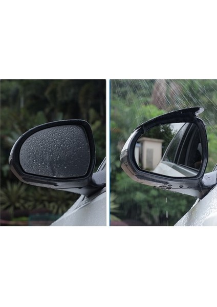 Araba Ayna Yağmur Koruyucu Siper Karbon Desenli fırsatları