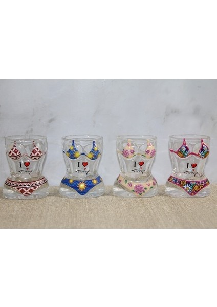 Vücut Tasarımı Cam Shot Bardak