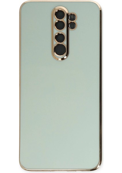 Xiaomi Redmi Note 8 Pro Kılıf Volet Silikon - Açık Yeşil Inslm