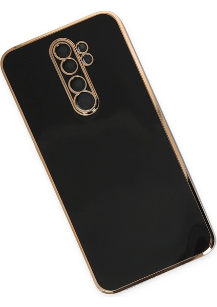 Xiaomi Redmi Note 8 Pro Kılıf Volet Silikon - Siyah Inslm