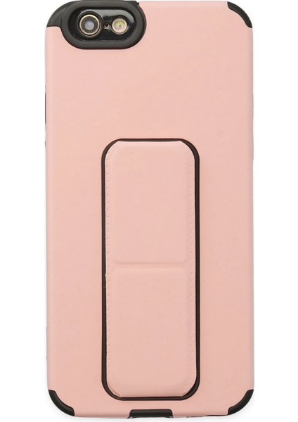 Iphone 6 Kılıf Mega Standlı Silikon - Pudra Inslm