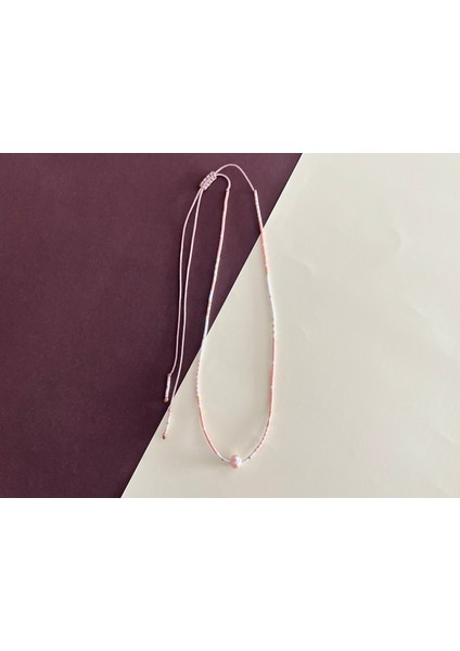 Meeri Jewelry Gerçek Incili Ayarlanabilir Kibar ve Şık Cam Boncuk Kolye fırsatları