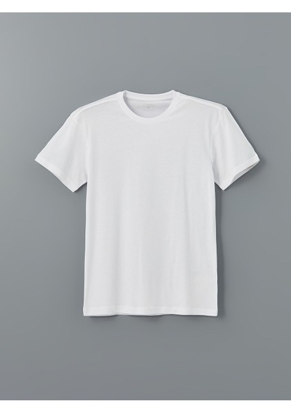 Yeni Sezon Bisiklet Yaka Kisa Kollu Erkek Pijama Ust - S50464Z8