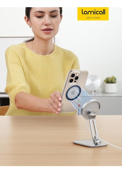 Metal Magsafe Telefon Halkası Telefon Tutucu Yüzük Ring Tüm Modeller ile Uyumlu K007 X68 T28 Vakumlu Telefon Tutucu Extra Aparatı (1ADET) modelleri