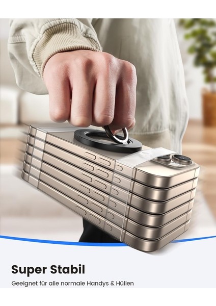 Metal Magsafe Telefon Halkası Telefon Tutucu Yüzük Ring Tüm Modeller ile Uyumlu K007 X68 T28 Vakumlu Telefon Tutucu Extra Aparatı (1ADET) indirimleri