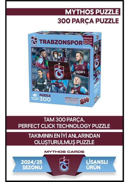 Trabzonspor Takım 300 Parça Puzzle