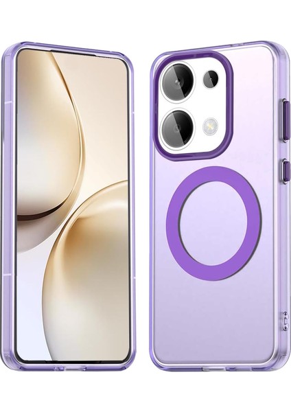 Xiaomi Redmi Note 13 Pro 4g Kılıf Kamera Çıkıntılı Mat Magsafe Şarj Özellikli Kenarları Renkli Premium Sert Kapak