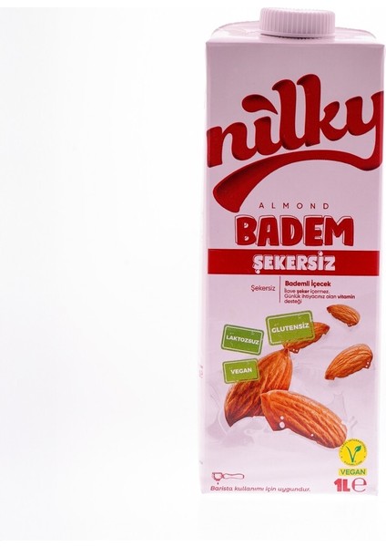 Badem Sütü Şekersiz 1000 ml