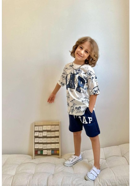 Dinazor Baskılı Erkek Çocuk Takım