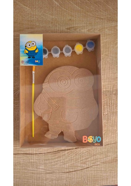 Boyobox Minion Ahşap Boyama Kiti