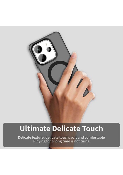 Xiaomi Redmi Note 14 4g Kılıf Kamera Çıkıntılı Mat Magsafe Şarj Özellikli Kenarları Renkli Premium Sert Kapak fiyatları