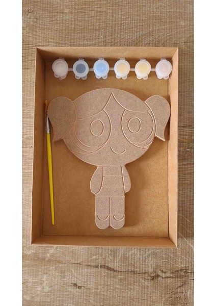 Boyobox Bubbles Ahşap Boyama Kiti