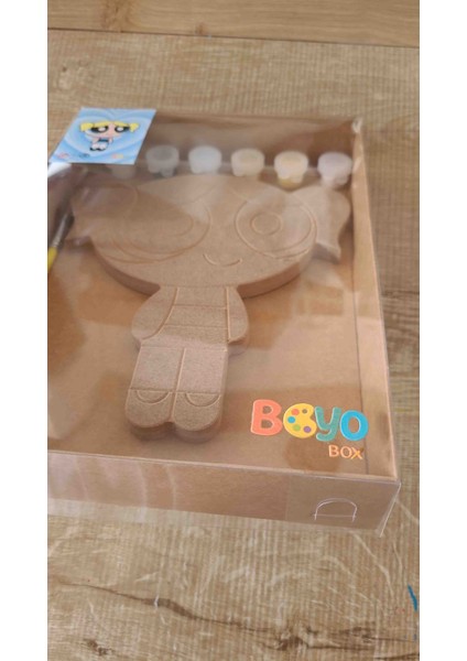 Boyobox Bubbles Ahşap Boyama Kiti