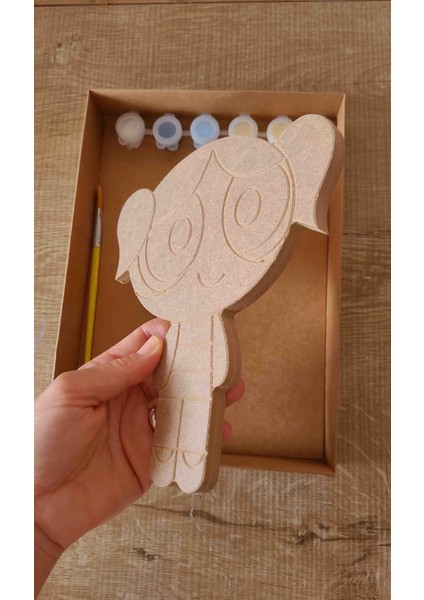 Boyobox Bubbles Ahşap Boyama Kiti