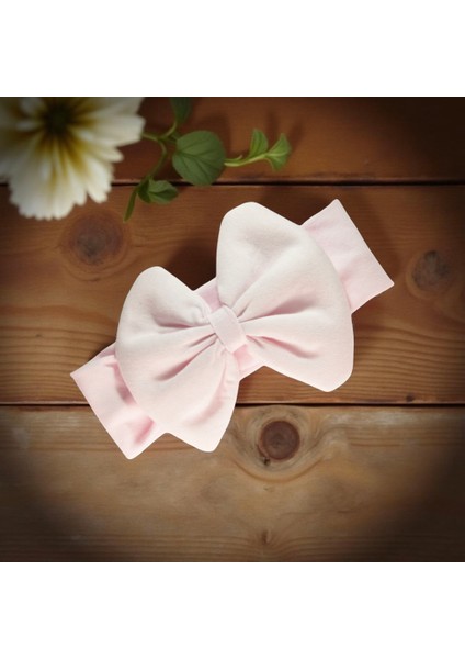 Bebeğin Için En Konforlu Bandana, ,0-2 Yaş Yazlık %100 Yerli Üretim Kız Bebek Penye Fiyonk Bandana