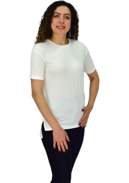 Kadın Yarım Kol Sıfıryaka Likralı Tişöt BGL-ST04652 modelleri