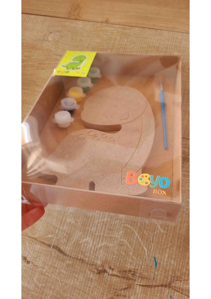 Boyobox Dinozor Ahşap Boyama Kiti modelleri