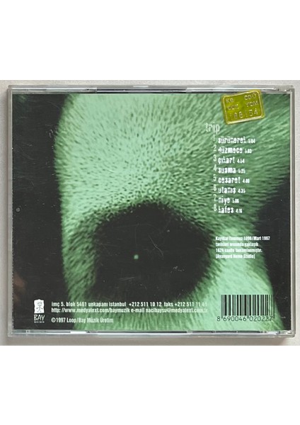 Gökhan Kırdar Trip CD (Orjnal 1997 Dönem Baskı Cd)