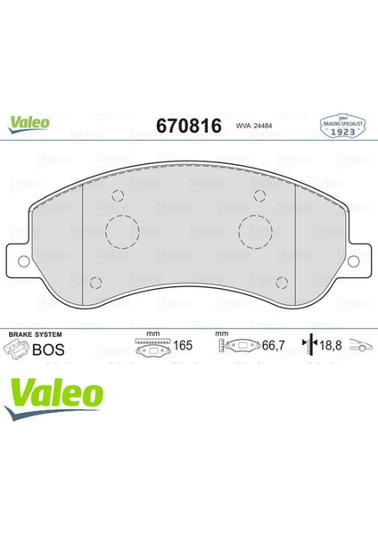 Ön Balata Vw Amarok 2.0 10 Transit V184- V347 2.2 2.4 3.2 Tdci 07.06 11 Fişli Dpmah