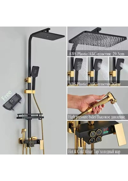 Akıllı Duş Seti Duş Başlıgı Akıllı Duş Bataryası