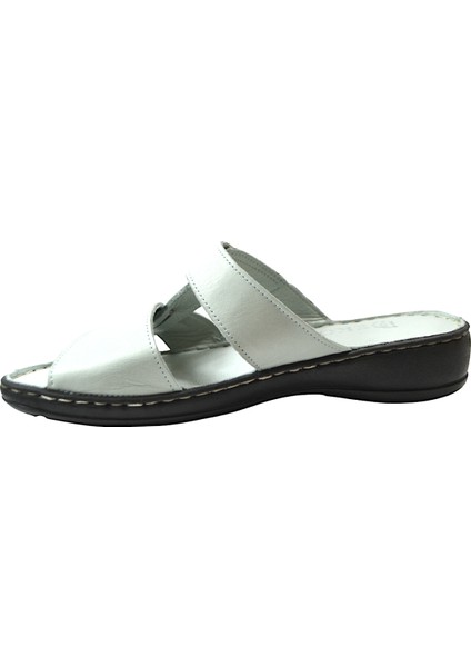 DK-001.3 Hakiki Deri Anatomik Ped Taban Kadın Anne Terlik modelleri