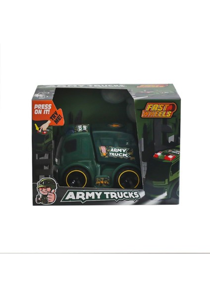 ER-246 Fast Wheels Asker Kamyonu -Erdem Oyuncak