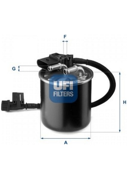 Yakit Filtresi Mercedes Sprinter 311 Crdi 3.1-415 Cdi 4.1-515 Cdi 5.1 2012 WK820/8 Dpmah