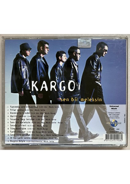 Kargo Sen Bir Meleksin CD (Orjnal 2000 Dönem Baskı Cd) fiyatları