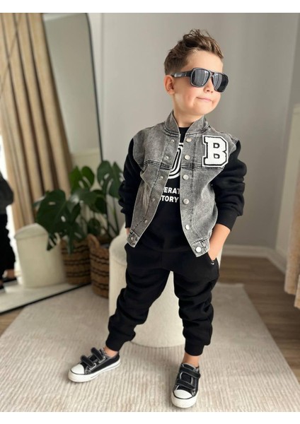 Erkek Çocuk Ceketli Şardonlu Takım 4-10 Yaş fiyatları