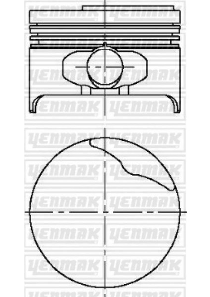 Motor Piston Segman Mgn 1600 8 V 1/2 79.50 Çap Std Dpmah