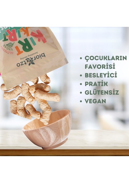 Kırt Kırt Glütensiz ve Vegan Kinoa Cipsi 30 G x 3 Adet