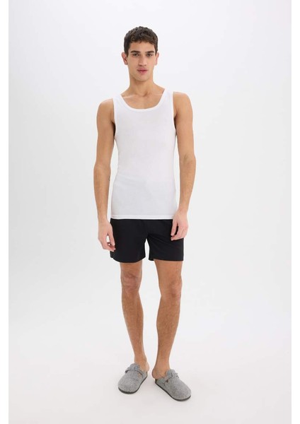 Yeni Sezon Slim Fit Dar Kesim Ribana 2'li Atlet modelleri