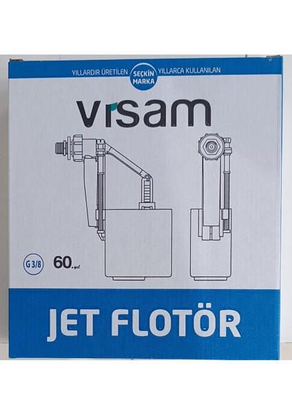 Gömme Rezervuar Doldurma Grubu 3/8" Metal Bağlantılı