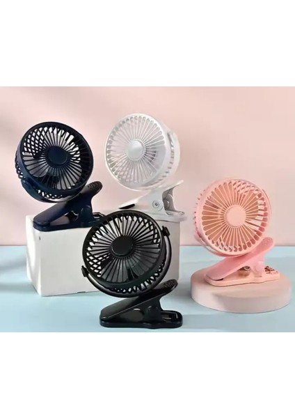 F9 3 Kademeli Karışık Renk Şarjlı Taşınabilir Masaüstü Usb Fan